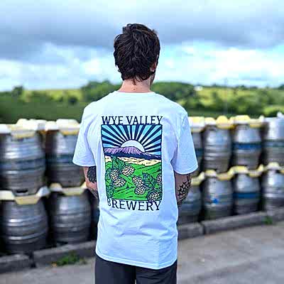 Image of White Illustrated Tee